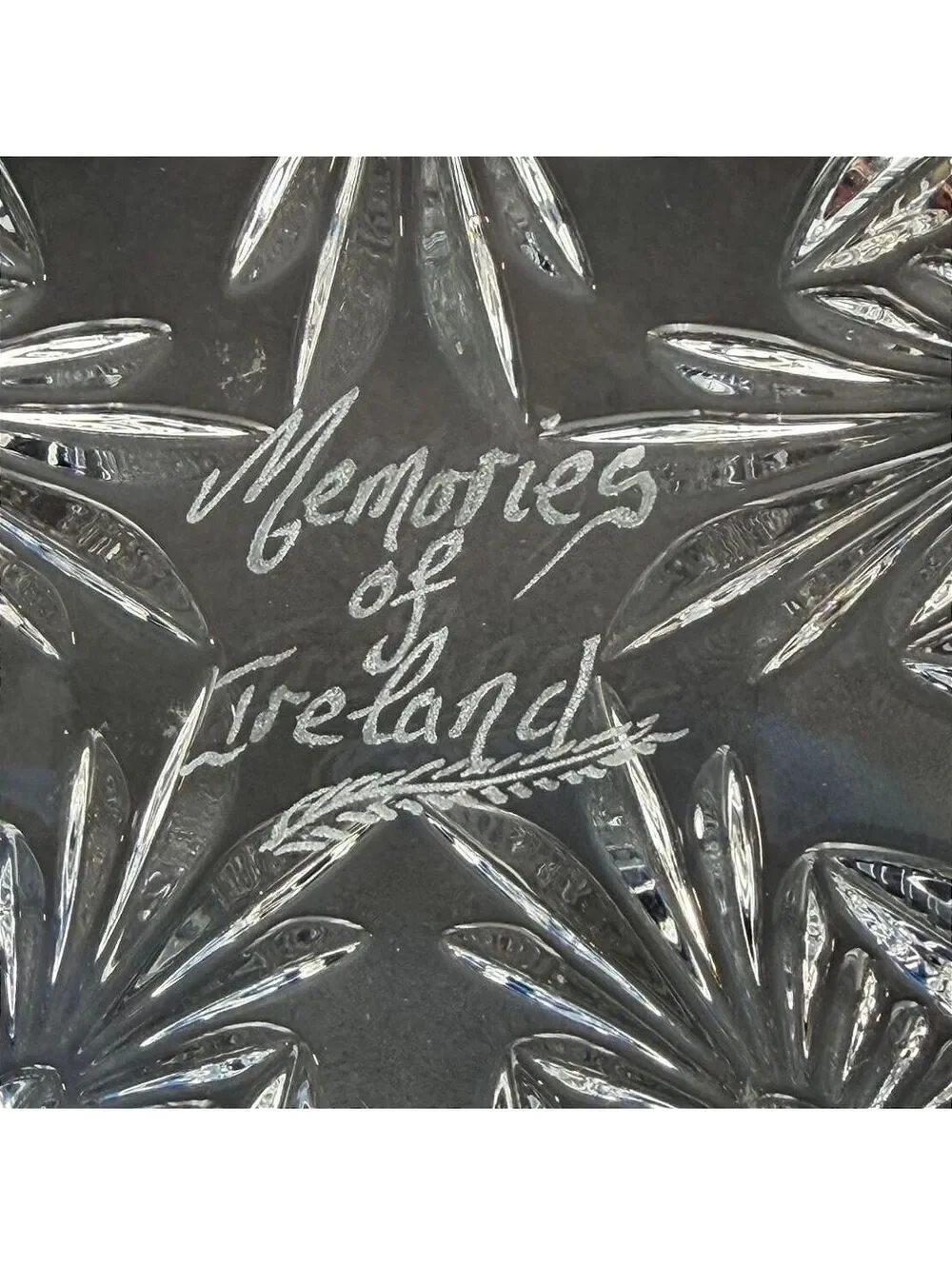 Rare Vintage Waterford Crystal Bottle Coaster / Bowl 5